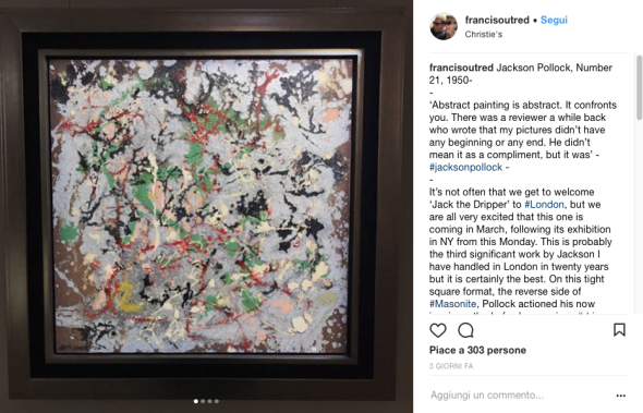 Jackson Pollock Drip Painting Christie’s