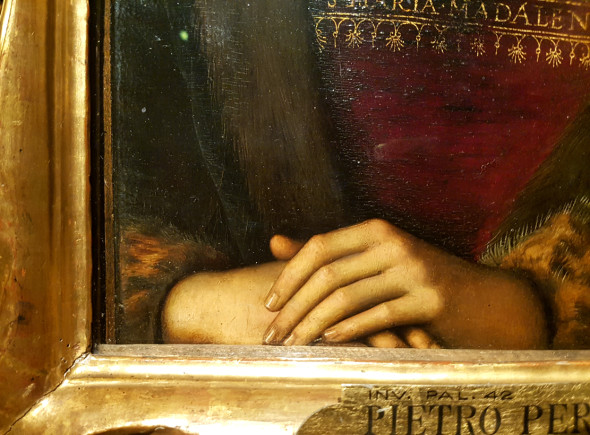 Perugino particolare (mostra Raffaello a Bergamo)