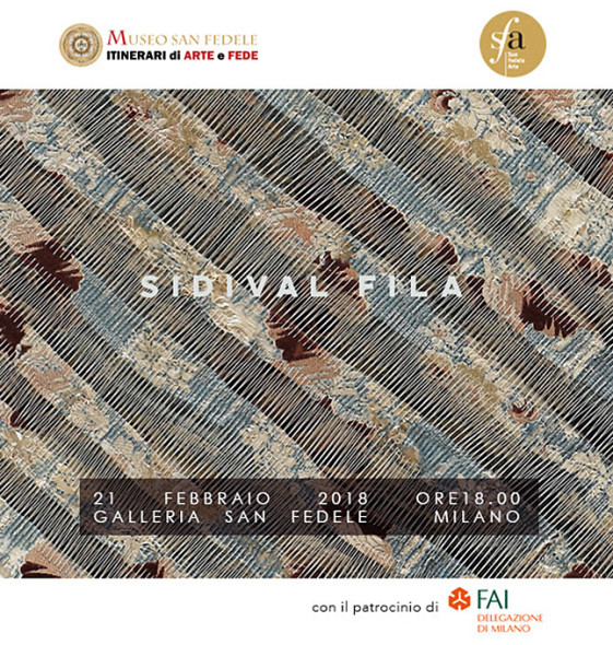 Cover mostra "Il filo della Grazia" di Sidival Fila