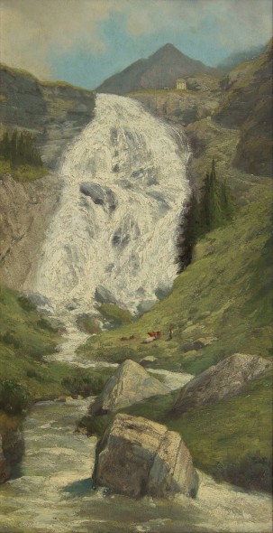 Federico Ashton, Cascate del Toce in Valle Formazza (1890)