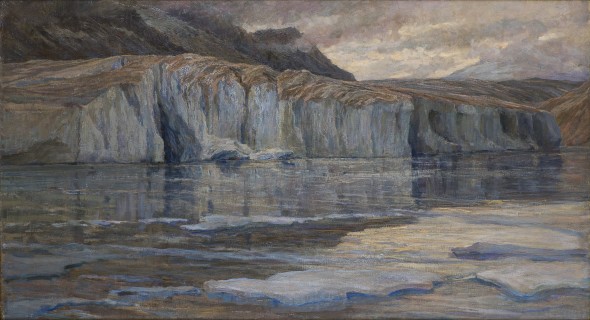 Carlo Cressini, Le gelide acque del lago di Märjlelen (1908 circa)