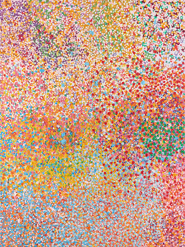 Damien Hirst, Veil of Love Everlasting, 2017, oil on canvas, 120 × 90 inches (304.8 × 228.6 cm) © Damien Hirst and Science Ltd. All rights reserved, DACS 2018