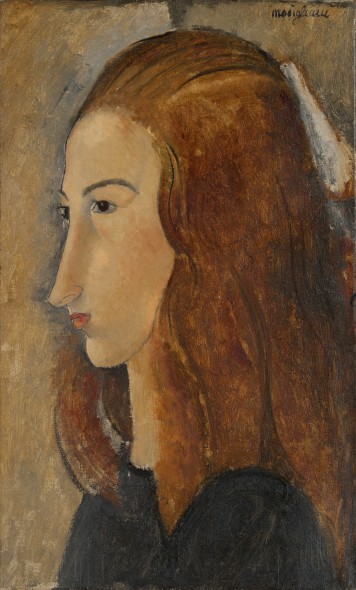 Portrait of a Young Woman 1918 Oil paint on canvas 457 x 280 mm Yale University Art Gallery