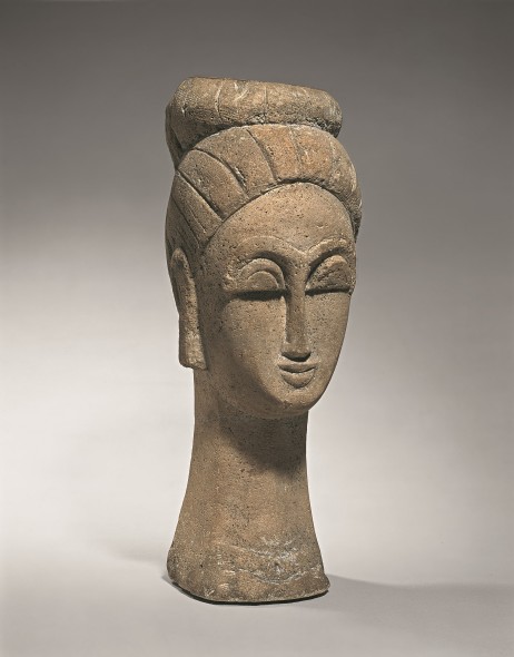 Woman's Head (With Chignon) 1911-12 Sandstone 572 x 219 x 235 mm Merzbacher Kunststiftung