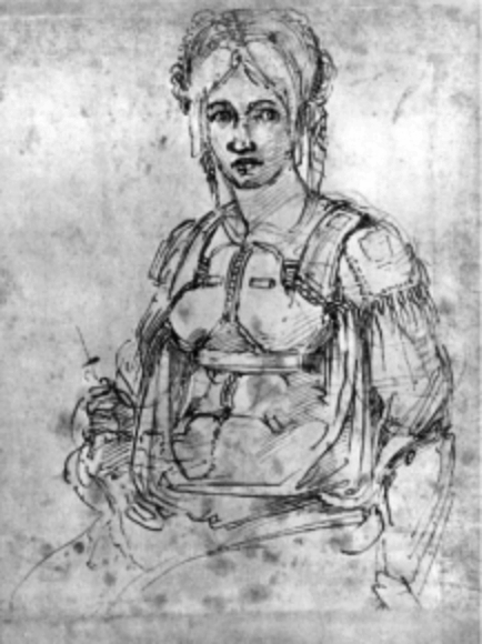 Il disegno con il ritratto di Vittoria Colonna, di Michelangelo