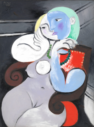  Pablo Picasso  Nude Woman in a Red Armchair (Femme nue dans un fauteuil rouge) 1932