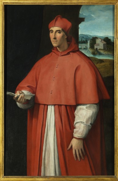 Raffaello Sanzio, Ritratto del cardinale Alessandro Farnese, olio su tavola, The Museum of Fine Arts, Houston