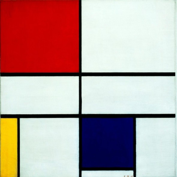 Piet Mondrian, Composition with red, yellow and blue, 1935