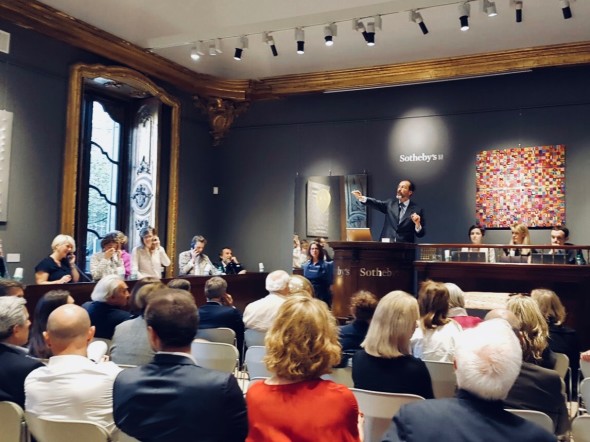 Sotheby's - Arte Moderna e Contemporanea, Milano, 18-19 aprile 2018. Foto: ArtsLife 