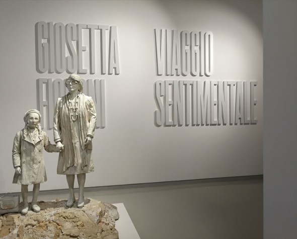 Giosetta Fioroni, Giosetta con Giosetta a nove anni, Viaggio sentimentale, Museo del Novecento, Milano