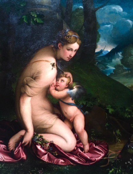Camillo Boccaccino, Venere e Amore, 1532-1537 circa, Pinacoteca di Brera, Milano