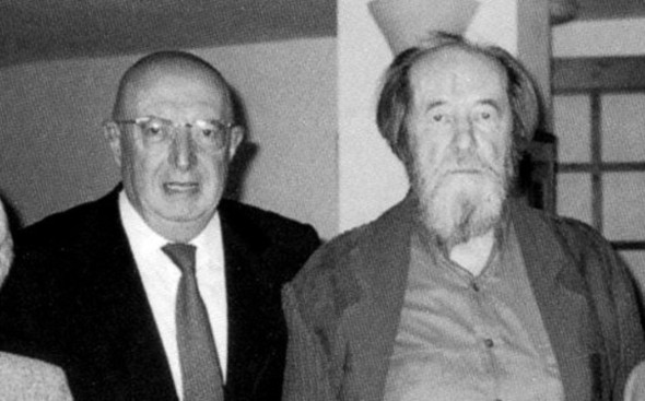 Vittorio Strada con Aleksandr Solgenitsin