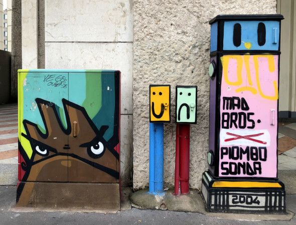 Bros e Sonda, campagna Energy Box, AEM, 2015, Milano