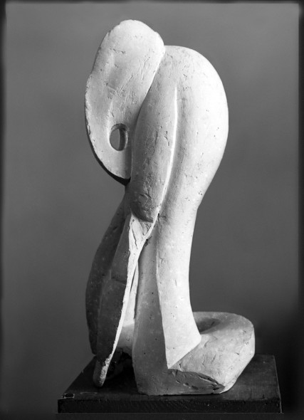 Pietro Consagra. Ritratto di Mimise, 1946, gesso