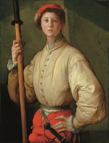 Jacopo da Pontormo, Ritratto di Alabardiere (Francesco Guardi?), Los Angeles, The J. Paul Getty Museum