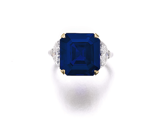 Lot 351 Fine sapphire and diamond ring Estimate: CHF 830,000 – 1,160,000 / US$ 860,000 – 1,200,000
