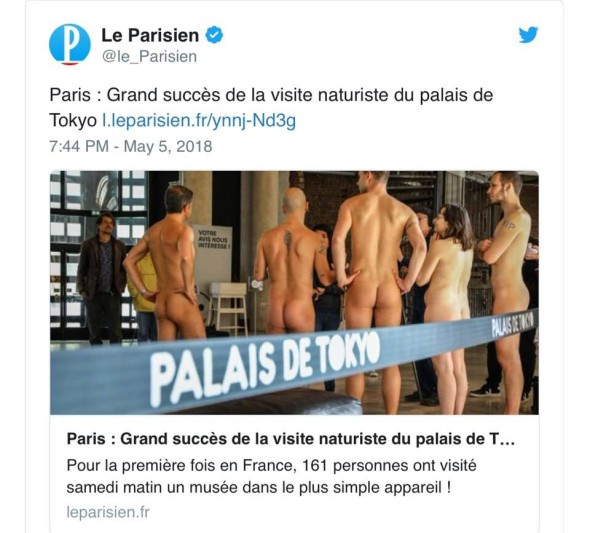 Post su Twitter de 'Le Parisien'
