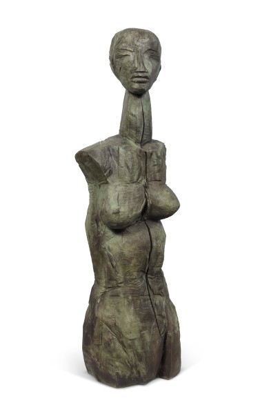 DIETRICH KLINGE  (Germania 1954)  Roes II  bronzo, cm h 158x80x50  eseguito negli anni 2000