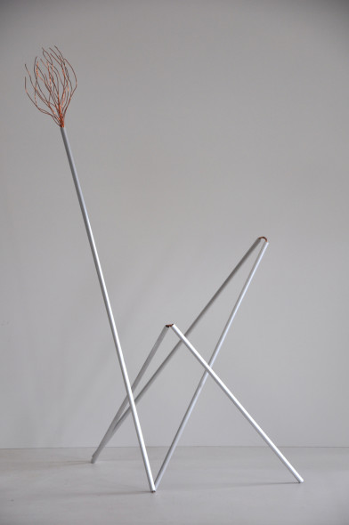 Andrea Marini, Arbusto, 2014, alluminio e rame, cm71x38x20