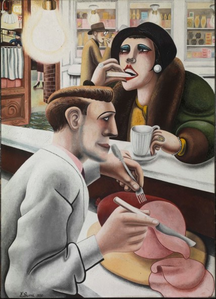 Edward Burra, The Snack bar, 1930