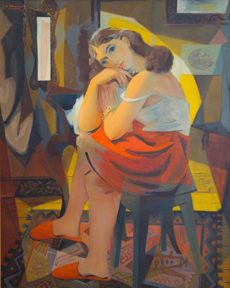 Théodore Strawinsky, La femme assise