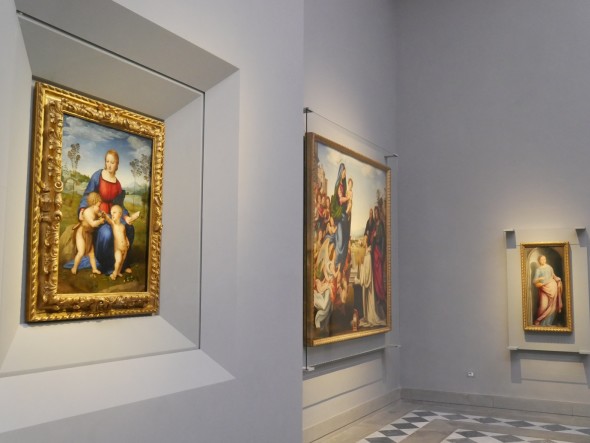La nuova sala di Michelangelo e Raffaello agli Uffizi