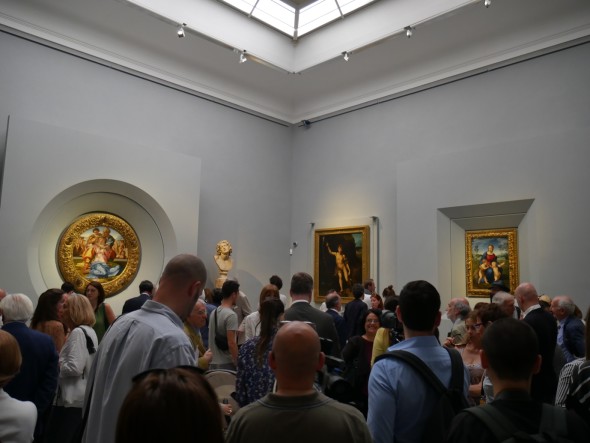 La nuova sala di Michelangelo e Raffaello agli Uffizi
