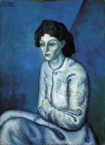 Pablo Picasso, Femme aux Bras Croisés,  1901-02