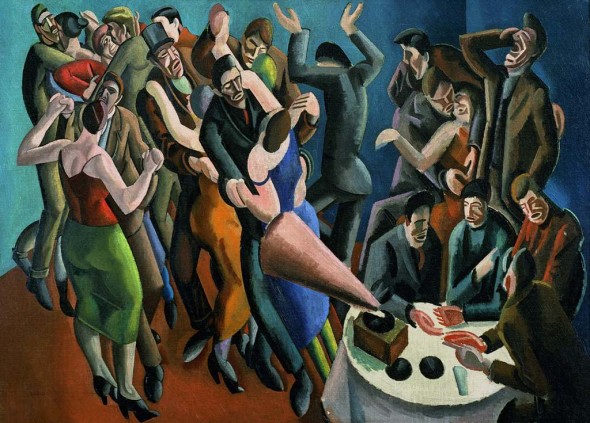 William Roberts - Dance Club, 1923 Leeds Museums and Galleries © Estate of John David Roberts. By permission of the Treasury Solicitor