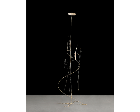 FAUSTO MELOTTI  "Spirale" 1971 scultura in ottone h cm 192 Valutazione € 150.000 - 250.000 