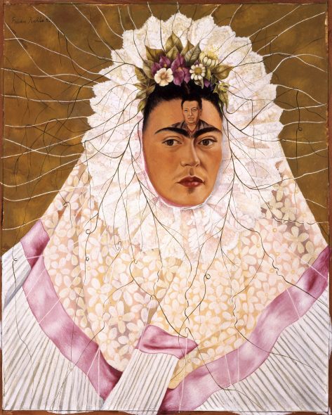 1.Frida Kahlo, Autoritratto come Tehuhana, 1943, olio su tela, 61x76 cm, Collezione Jacques and Natasha Gelman, Città del Messico, Messico