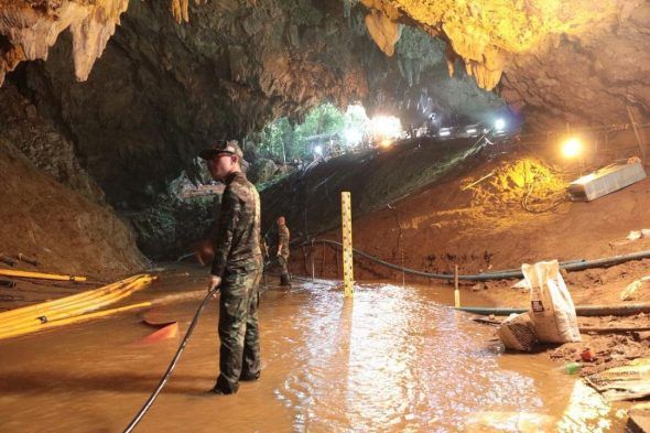 La grotta di Tham Luang, che ha intrappolato i 12 ragazzi