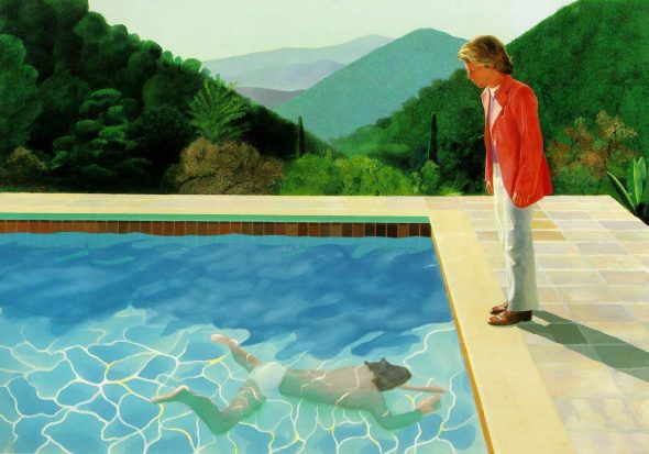 David Hockney, Portrait of an Artist (Pool with Two Figures)
