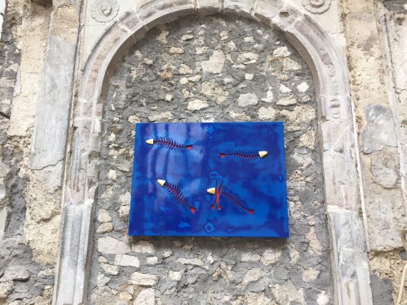 Lucio Perone, Senza Titolo, 2015, 144 x 109 x 10 cm, Legno, vetroresina e Vernice Ind.