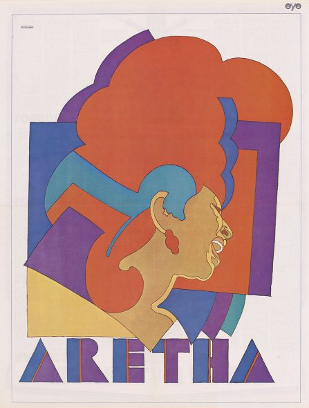 Milton Glaser, portrait of Aretha Franklin