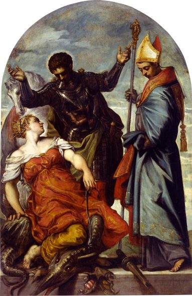 San Giorgio, San Luigi e la Principessa, 1552 olio su tela, 226 x 146 cm Venezia, Gallerie dell’Accademia