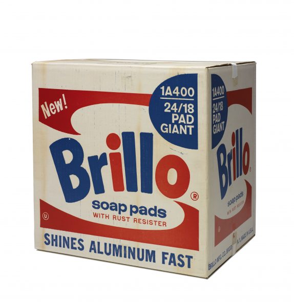 Andy Warhol, Brillo Soap Pads Box , 1968 © 2018 Andy Warhol Foundation for the Visual Arts