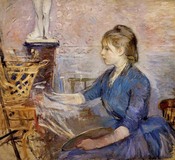 Berthe Morisot. Paule Gobillard che dipinge, 1887