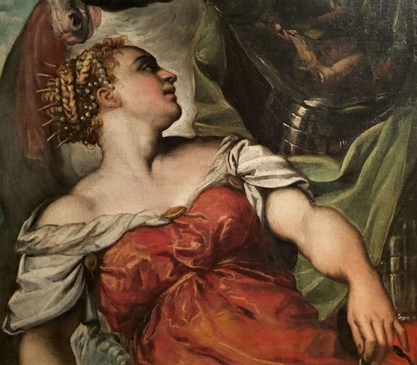 Mostra Tintoretto Palazzo Ducale Venezia (San Giorgio, San Luigi e la Principessa "riflessa" nell'armatura)