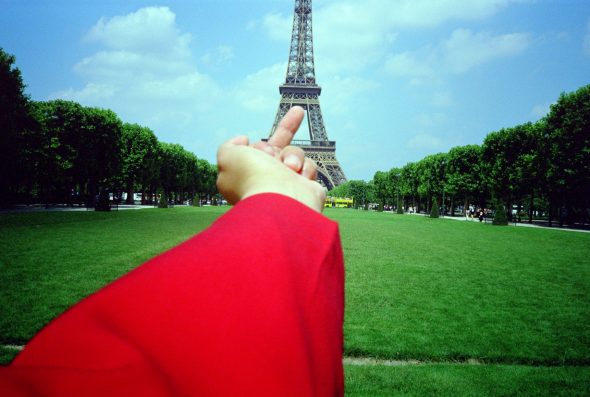 Ai_Weiwei_Study_of_Perspective_1995_2011_Eiffel_Tower_Paris_1999__Image_Courtesy_Ai_Weiwei_studio