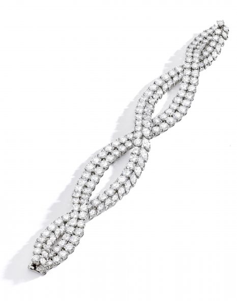 Diamond Bracelet, Van Cleef & Arpels, circa 1963. Estimate $ 125/175,000