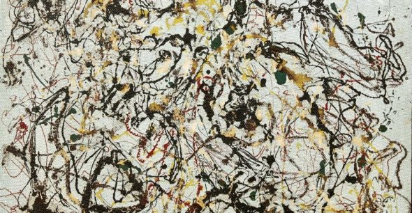 Jackson Pollock, Number 16, 1950 (particolare)
