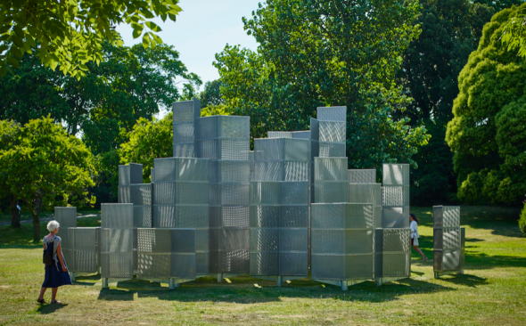 Optic Labyrinth by Conrad Shawcross (b.1977, UK), Frieze Sculpture 2018