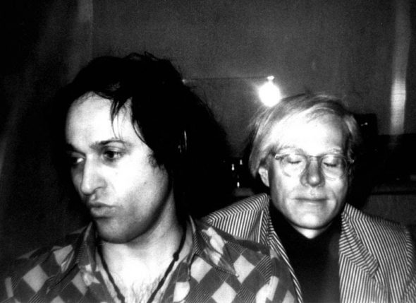 Mario Schifano e Andy Warhol