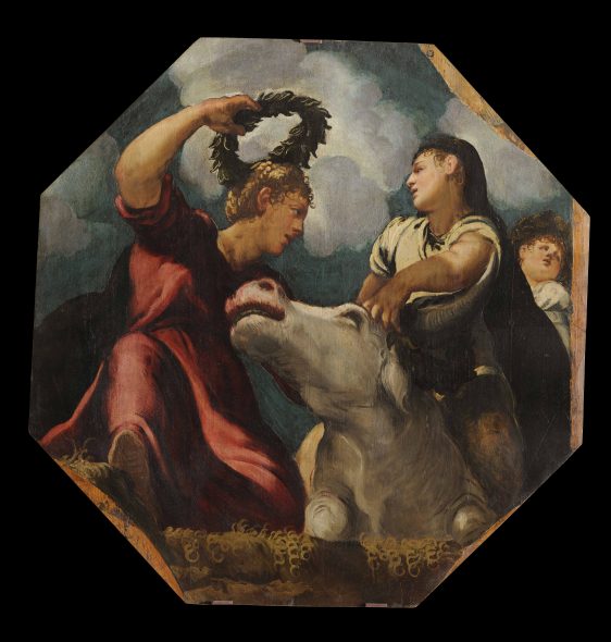  Jacopo Robusti detto Tintoretto (Venezia 1519-1594) Ratto di Europa 1541 -1542 olio su tavola Modena, Galleria Estense inv. GE 330 