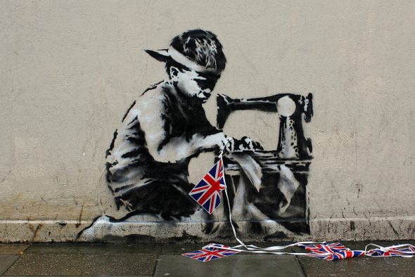 Banksy, Slave Labour (2012)