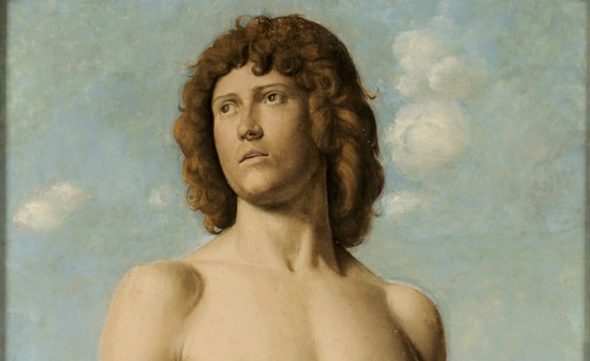 Cima da Conegliano, San Sebastiano (particolare), The Renaissance Nude, J. Paul Getty Museum, Los Angeles