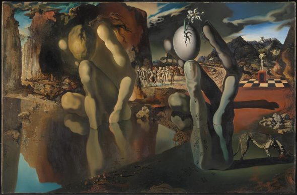  Salvador Dalì, Metamorphosis of Narcissus, 1937 