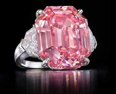 The Winston Pink Legacy. Diamante rosa venduto da Christie's a Ginevra.