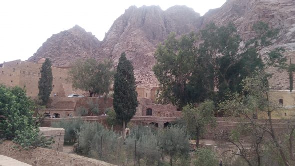  Vista del Monastero di Santa Caterina sul Sinai